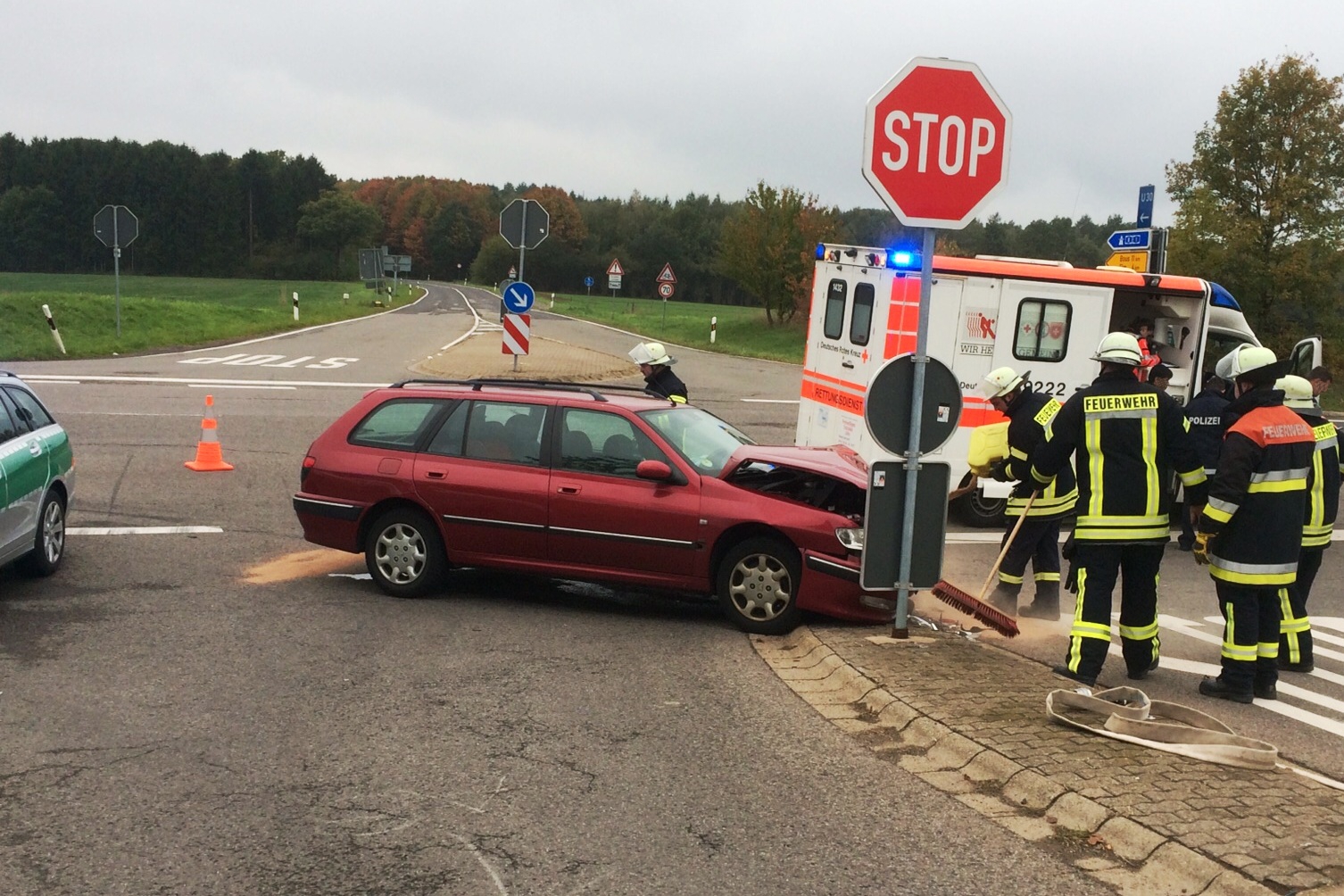 Verkehrsunfall L140 Obersalbach