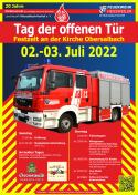 Plakat Feuerwehrfest Obersalbach-Kurhof 2022
