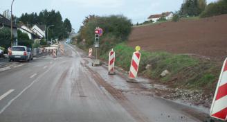 Nach der Überflutung Berschweiler Straße